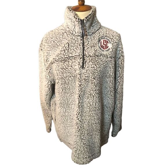 Boxercraft sherpa pullover with 1/4 zip for funnel neck Lone Star College Dallas - Picture 1 of 13
